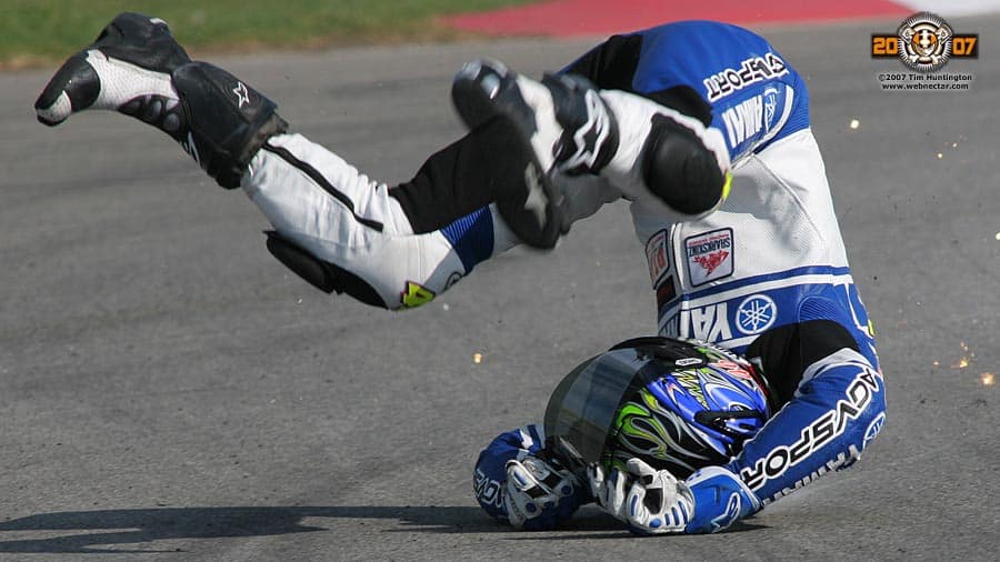 agv-sports-group-leathers-Josh-Herrin-crash-4-Ride-Defensively-Safety Tips Every Rider Should Know