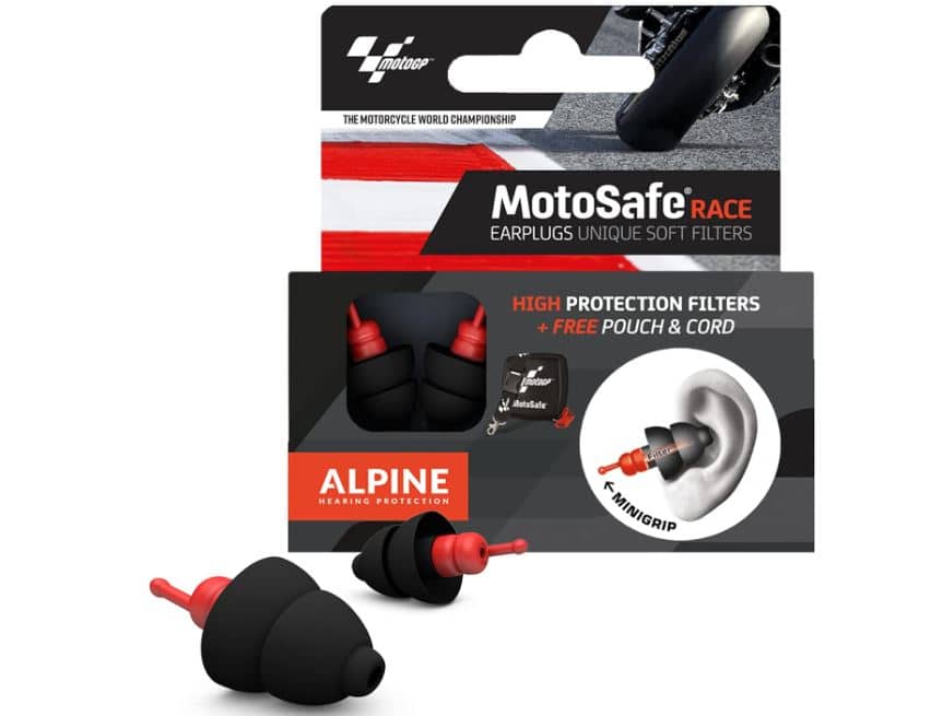 Alpine MotoSafe Race Pro Motorcycle Earplugs