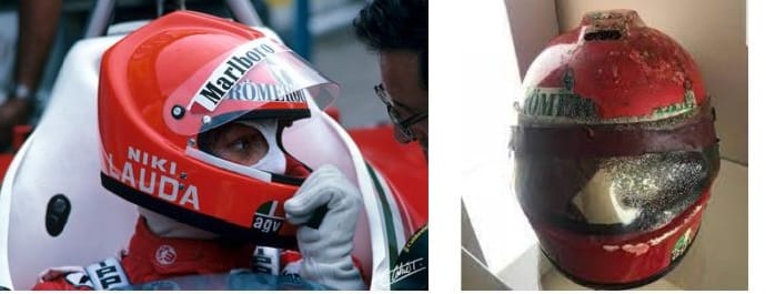 Niki Lauda AGV Helmets F1