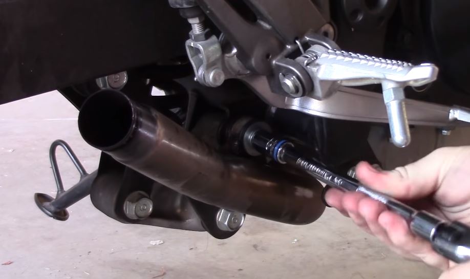 Replacing the stock exhaust on your motorcycle and replacing it with a full OEM exhaust system