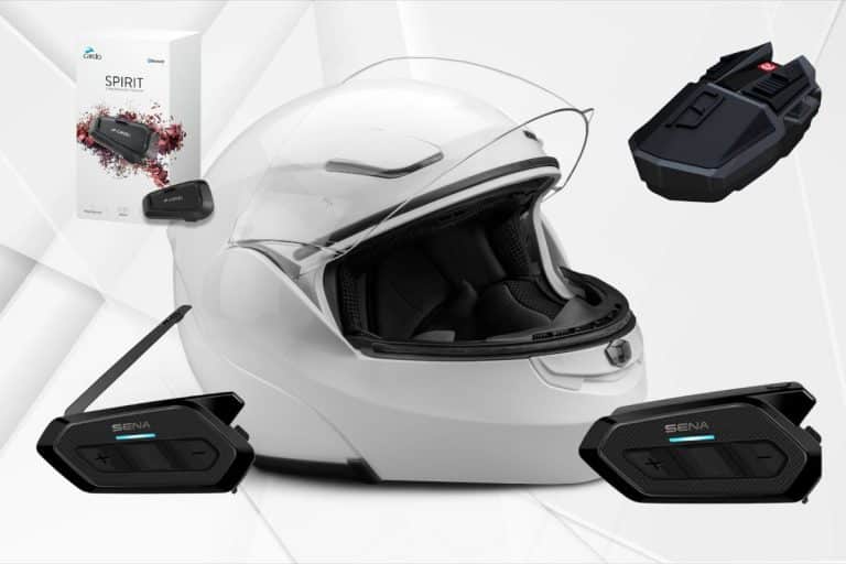 helmet and intercoms to show the Best Budget Motorcycle Intercom Systems
