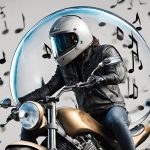 man on motorcycle helmet to show the best noise cancelling motorcycle helmets