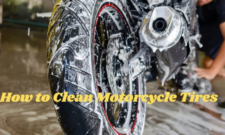 How to Clean Motorcycle Tires