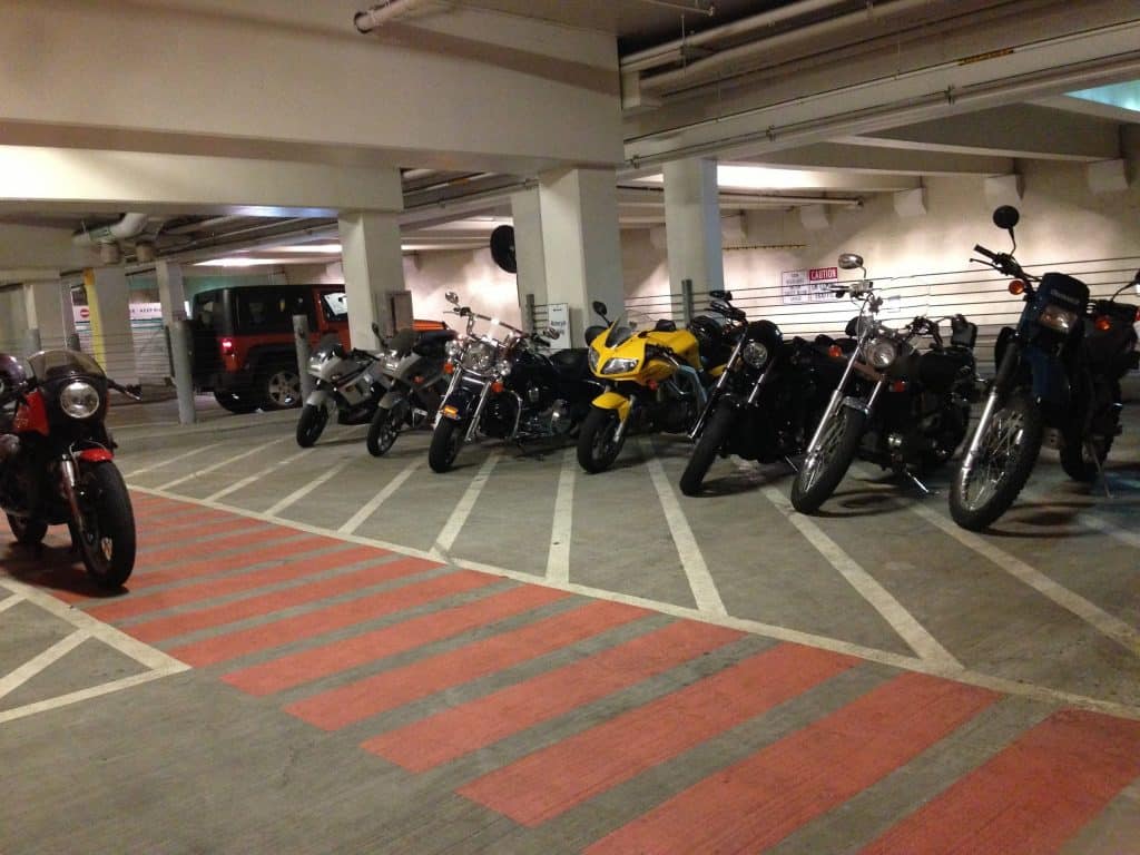 Reserved Parking for Motorcycles Only