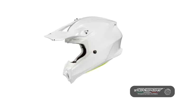 white motorcycle helmets - Scorpion EXO VX-16 
