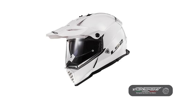white motorcycle helmets - LS2 Blaze