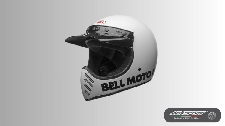 Retro Motorcycle Helmets - Bell Moto3